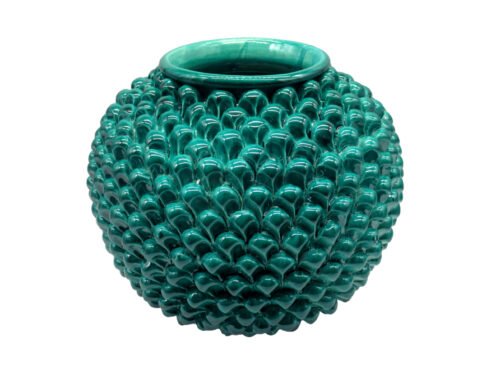 Vaso Pigna Verde Ramina Caltagirone