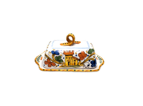 Butter dish with lid 500 Deruta